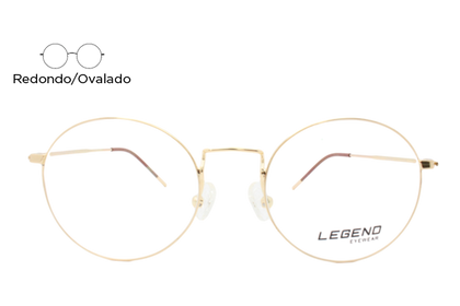 Lente Oftálmico Legend Eyewear LEG0538 Dorado