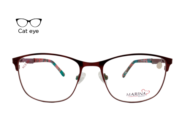 Lente Oftálmico Marina Eyewear M2155C6 Tinto