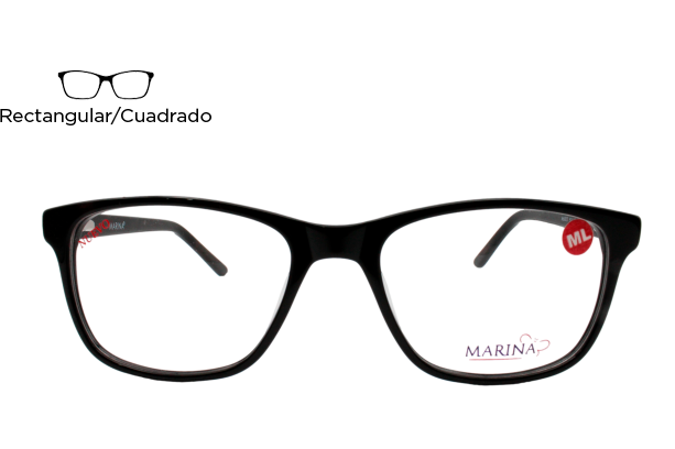 Lente Oftálmico Marina Eyewear M6007C1 Negro