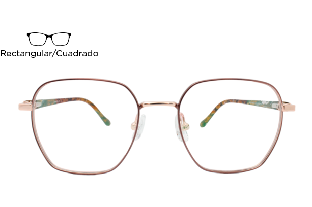 Lente Oftálmico Marissa Eyewear MRSAT8010 Rosa con dorado