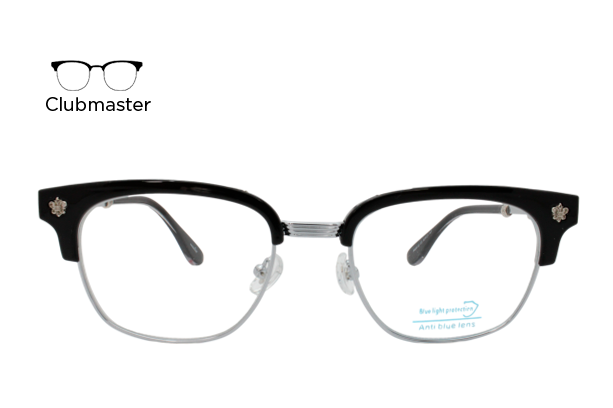 Lente Oftálmico Marina Eyewear PG2052C2 Negro con plata