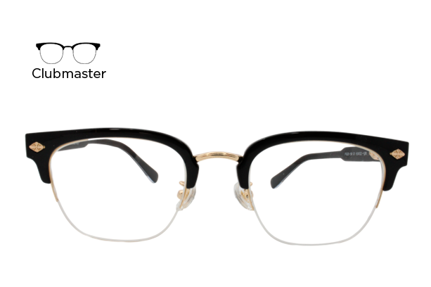 Lente Oftálmico Marina Eyewear PG2058C1 Negro con dorado