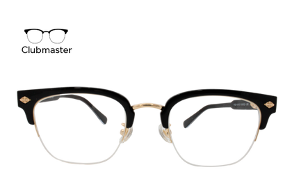 Lente Oftálmico Marina Eyewear PG2058C1 Negro con dorado