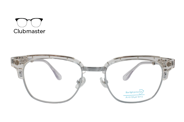 Lente Oftálmico Marina Eyewear PG52C6 Transparente con plata