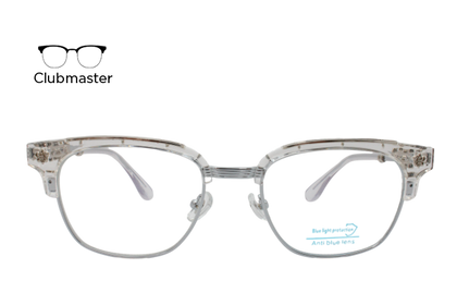 Lente Oftálmico Marina Eyewear PG52C6 Transparente con plata