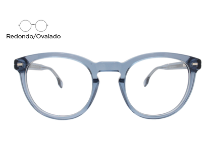 Lente Oftálmico Royalty Eyewear RY5032 Azul transparente