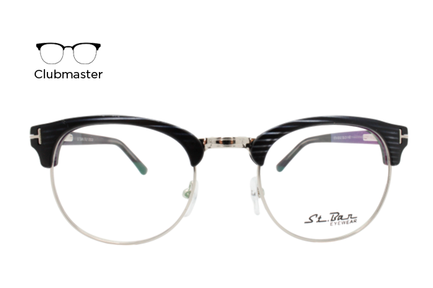 Lente Oftálmico St Bar Eyewear STB08342 Negro con plata