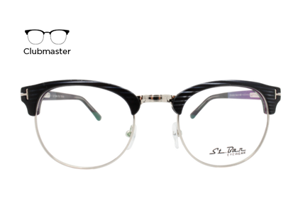 Lente Oftálmico St Bar Eyewear STB08342 Negro con plata