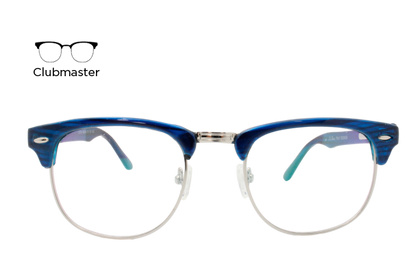 Lente Oftálmico St Bar Eyewear STB08344 Azul con plata