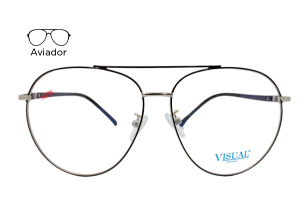 Lente Oftálmico Visual Eyewear VS19003C2 Negro