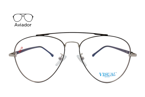 Lente Oftálmico Visual Eyewear VS19008C2 Negro