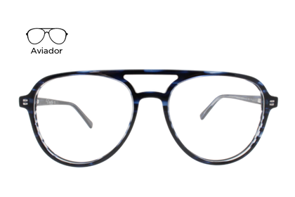 Lente Oftálmico Dignity Eyewear XH22053 Azul carey