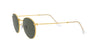 Lente solar Ray-Ban Round Metal Legend Gold RB3447 Verde Classic