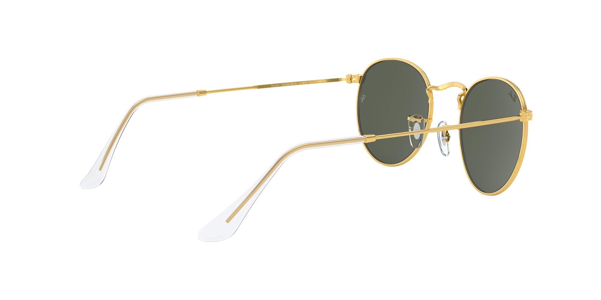 Lente solar Ray-Ban Round Metal Legend Gold RB3447 Verde Classic