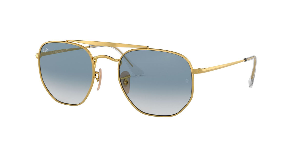 Lente solar Ray-Ban Marshal RB3648 Azul Claro Degradé – Ópticas Exe-lentes