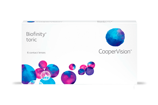 Lente de contacto Biofinity Toric COOPER VISION Astigmatismo Opticas Exe lentes