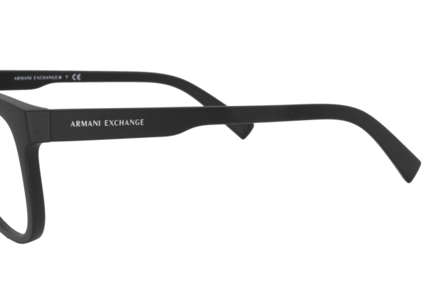 Lente Oftalmico marca Armani Exchange AX3050 Negro mate Opticas Exe lentes