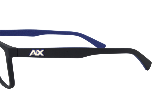 Lente Oftálmico marca Armani Exchange AX3067 Negro mate con azul
