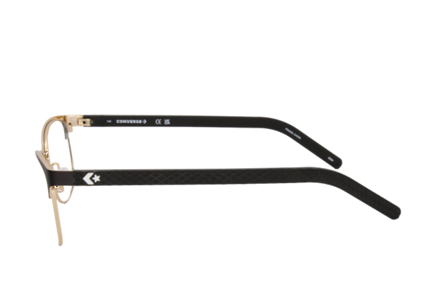 Lente Oftálmico marca Converse CV3017 Negro con dorado