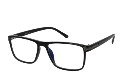 Lente con protección blue cut Defile Eyewear D8316DC1 Negro