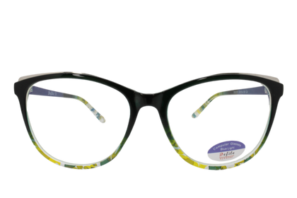 Lente con protección blue cut Defile Eyewear D8327EC4 Verde