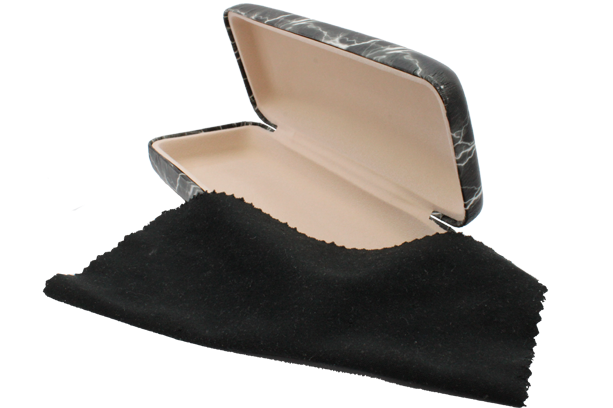 Estuche para lentes color gris