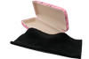 Estuche para lentes color rosa