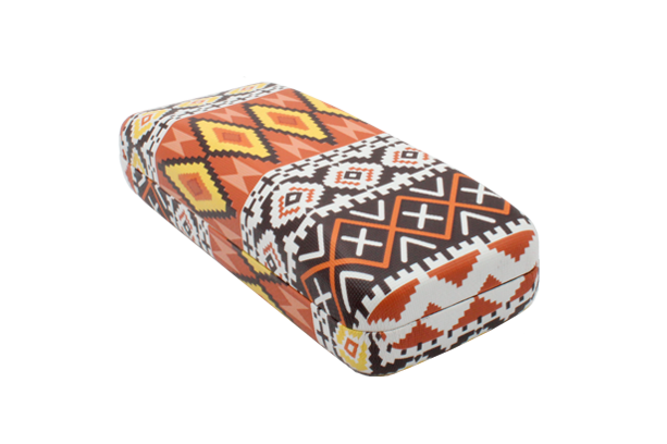 Estuche para lentes color naranja