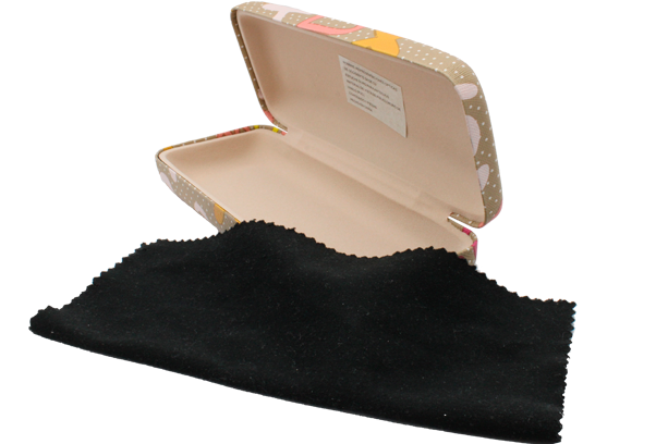 Estuche para lentes color rosa