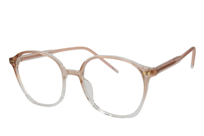 Lente con protección blue cut Marina Eyewear MRN2021C6 Nude transparente