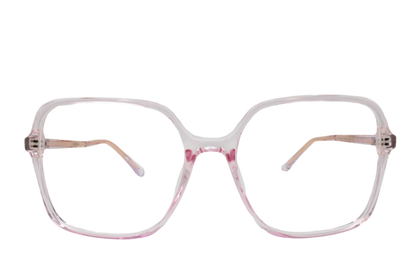 Lente con protección blue cut Marina Eyewear MRN2023C3 Rosa transparente
