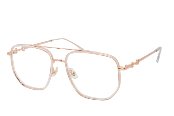 Lente con proteccion blue cut Marina Eyewear PG2043C3 Rosa transparent Opticas Exe lentes