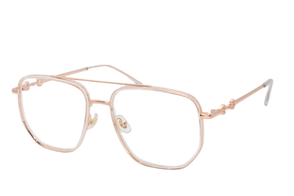 Lente con protección blue cut Marina Eyewear PG2043C3 Rosa transparente