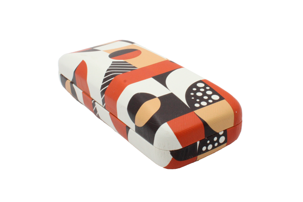 Estuche para lentes color naranja