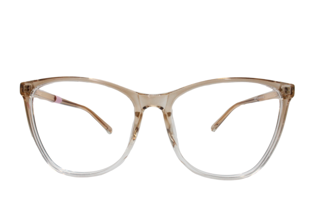 Lente con protección blue cut Marina Eyewear T2014C8 Dorado transparente