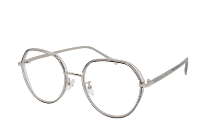 Lente con protección blue cut Marina Eyewear T8269C2 Gris transparente