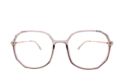 Lente con protección blue cut Marina Eyewear T8276C2 Morado transparente