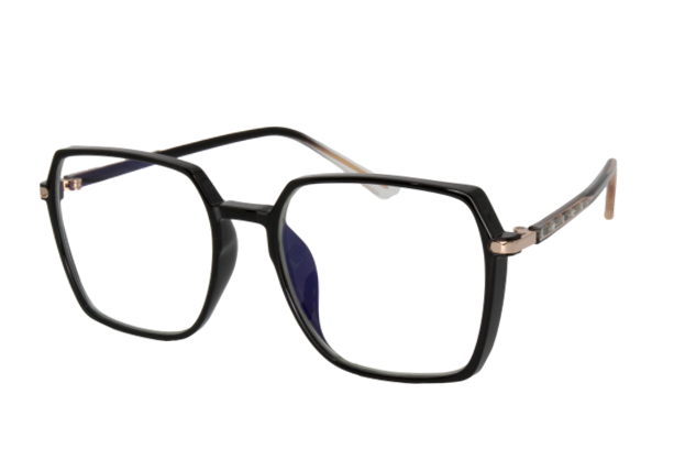 Lente con protección blue cut Marina Eyewear T8287C1 Negro