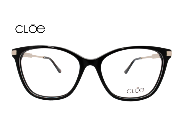 Lente Oftálmico marca Cloe VLE304080BLK Negro con dorado