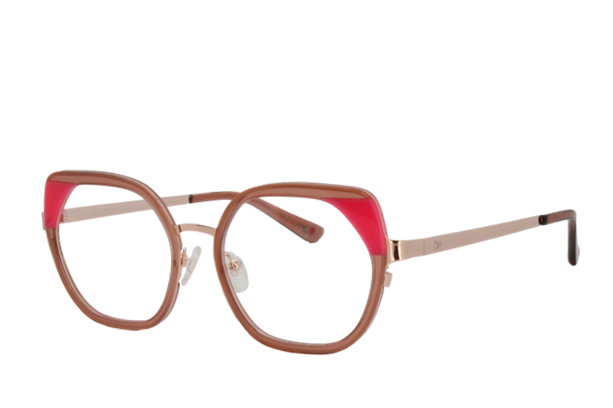 Lente Oftálmico marca Cloe VLE321770BRN Rosegold